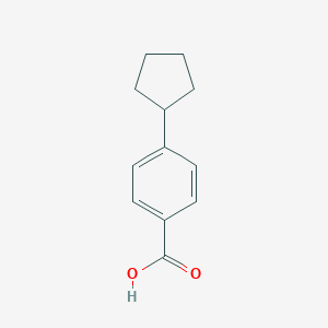 molecular formula C12H14O2 B011385 4-cyclopentylBenzoic acid CAS No. 19936-22-2