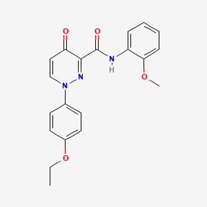 molecular formula C20H19N3O4 B11385025 1-(4-ethoxyphenyl)-N-(2-methoxyphenyl)-4-oxo-1,4-dihydropyridazine-3-carboxamide 