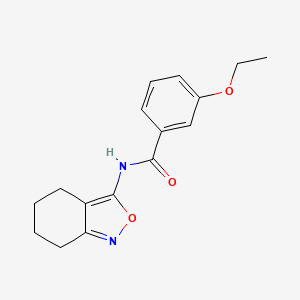 molecular formula C16H18N2O3 B11385522 3-ethoxy-N-(4,5,6,7-tetrahydro-2,1-benzoxazol-3-yl)benzamide 