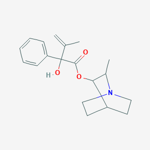 (2-methyl-1-azabicyclo[2.2.2]octan-3-yl) 2-hydroxy-3-methyl-2-phenylbut-3-enoate