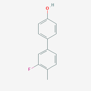 molecular formula C13H11FO B113895 4-(3-Fluoro-4-methylphenyl)phenol CAS No. 1262001-75-1