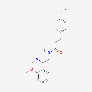 molecular formula C21H28N2O3 B11389914 N-[2-(dimethylamino)-2-(2-methoxyphenyl)ethyl]-2-(4-ethylphenoxy)acetamide 