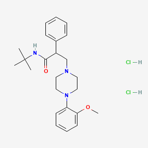 molecular formula C24H33N3O2.2HCl B1139074 (S)-WAY 100135 dihydrochloride CAS No. 149007-54-5