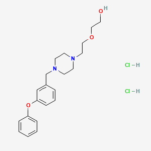 molecular formula C21H28N2O3.2HCl B1139076 ZK756326 2HCl CAS No. 874911-96-3
