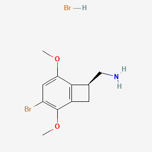 molecular formula C11H14BrNO2.HBr B1139077 TCB-2 CAS No. 912342-28-0