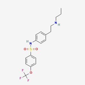 molecular formula C18H21F3N2O3S B1139083 PNU-177864 CAS No. 250266-51-4