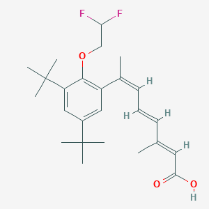 molecular formula C25H34F2O3 B1139084 LG101506 