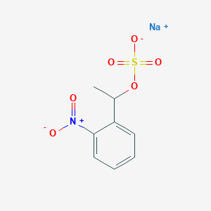 molecular formula C8H9NNaO6S B1139085 NPE-caged-proton CAS No. 1186195-63-0