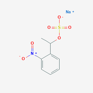 molecular formula C8H8NNaO6S B1139085 NPE-caged-proton CAS No. 1186195-63-0