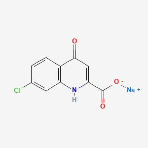 molecular formula C10H5ClNNaO3 B1139090 7-Chlorokynurenic acid sodium salt CAS No. 1263094-00-3