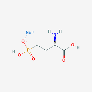 molecular formula C4H9NNaO5P B1139091 DL-AP4 Sodium salt CAS No. 1263093-79-3