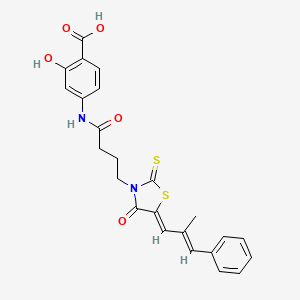 molecular formula C24H22N2O5S2 B1139099 ML 145 