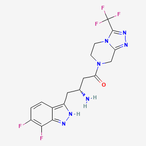 molecular formula C17H16F5N7O B1139116 PK44 