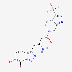 molecular formula C17H16F5N7O B1139116 PK 44 phosphate CAS No. 1017682-65-3