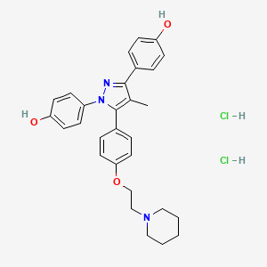 molecular formula C29H33Cl2N3O3 B1139117 MPP dihydrochloride CAS No. 289726-02-9