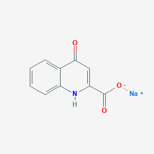 molecular formula C10H6NNaO3 B1139119 Kynurenic acid sodium salt 