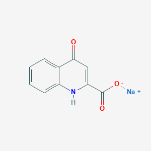 molecular formula C10H6NNaO3 B1139119 Kynurenic acid sodium salt CAS No. 2439-02-3