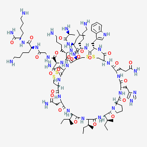 molecular formula C100H163N31O23S4 B1139123 tertiapin-Q CAS No. 252198-49-5