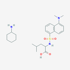 molecular formula C18H24N2O4S B1139130 Dansyl-DL-leucine cyclohexylammonium salt CAS No. 102783-70-0