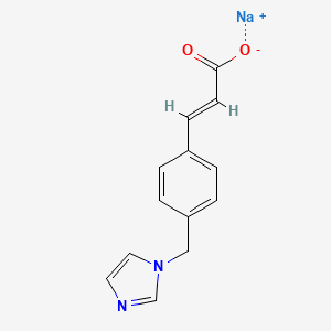 molecular formula C13H11N2NaO2 B1139137 Ozagrel sodium CAS No. 130952-46-4