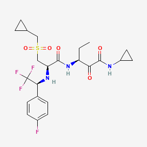 molecular formula C23H29F4N3O5S B1139138 Vby-825 CAS No. 1310340-58-9