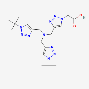 molecular formula C19H30N10O2 B1139149 Bttaa 