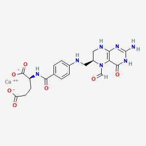 molecular formula C20H21N7O7.Ca B1139151 Levoleucovorin calcium CAS No. 80433-71-2