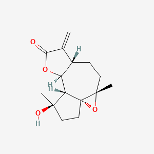 molecular formula C15H20O4 B1139153 Epoxymicheliolide CAS No. 1343403-10-0