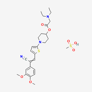 molecular formula C27H37N3O7S2 B1139161 YHO-13351 