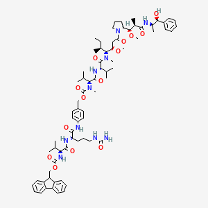 molecular formula C73H104N10O14 B1139162 Fmoc-Val-Cit-PAB-MMAE 