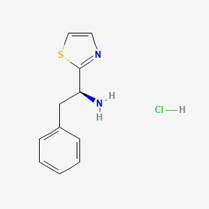 (S)-2-phenyl-1-(thiazol-2-yl)ethanaMine hydrochloride