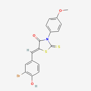 molecular formula C17H12BrNO3S2 B1139198 TC Hsd 21 