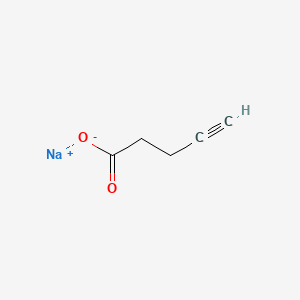 molecular formula C5H5NaO2 B1139205 Sodium 4-pentynoate CAS No. 101917-30-0