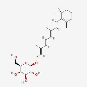 molecular formula C26H40O6 B1139209 Retinyl glucoside CAS No. 136778-12-6