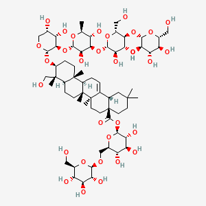 molecular formula C65H106O32 B1139210 Macranthoidin B CAS No. 136849-88-2
