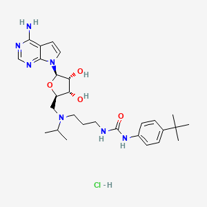 molecular formula C28H41N7O4.HCl B1139216 EPZ004777盐酸盐 CAS No. 1380316-03-9
