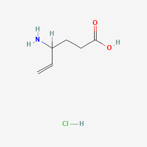 molecular formula C6H12ClNO2 B1139219 Vigabatrin Hydrochloride CAS No. 1391054-02-6