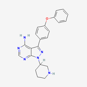 molecular formula C22H22N6O B1139227 (Rac)-IBT6A 