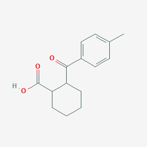 2-(4-Methylbenzoyl)cyclohexanecarboxylic acid