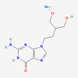 molecular formula C10H14N5NaO3 B1139262 Penciclovir Sodium CAS No. 97845-62-0
