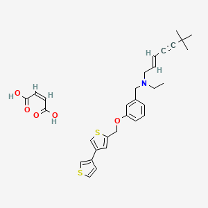 molecular formula C31H35NO5S2 B1139269 NB-598 Maleate CAS No. 136719-26-1