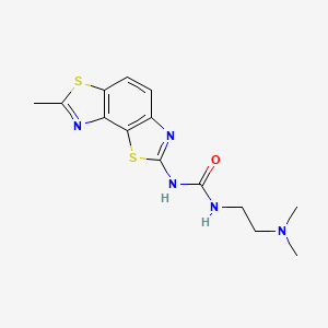 molecular formula C14H17N5OS2 B1139279 RIG-1 modulator 1 CAS No. 1428729-63-8