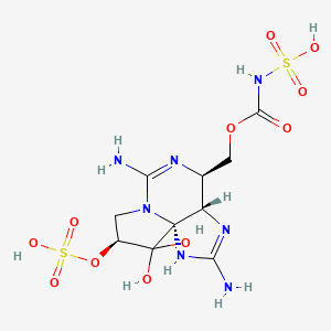 molecular formula C10 H17 N7 O11 S2 B1139284 Gonyautoxin viii CAS No. 80226-62-6