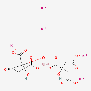 B1139287 Bismuth;pentapotassium;2-hydroxypropane-1,2,3-tricarboxylate CAS No. 880149-29-1