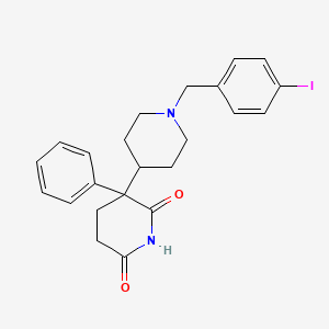 molecular formula C23H25IN2O2 B1139293 mAChR-IN-1 