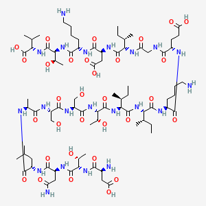 molecular formula C81H141N21O31 B1139297 Peptide M 