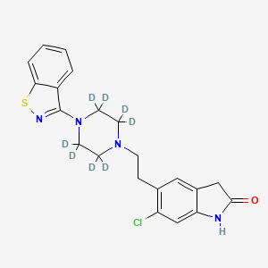 molecular formula C21H13D8ClN4OS B1139300 Ziprasidone D8 CAS No. 1126745-58-1