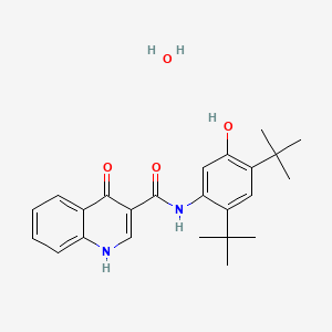 molecular formula C24H30N2O4 B1139302 Ivacaftor hydrate 