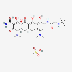 molecular formula C30H43N5O11S B1139305 Tigecycline mesylate 