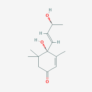 molecular formula C13H20O3 B113931 Vomifoliol, (+)- CAS No. 23526-45-6